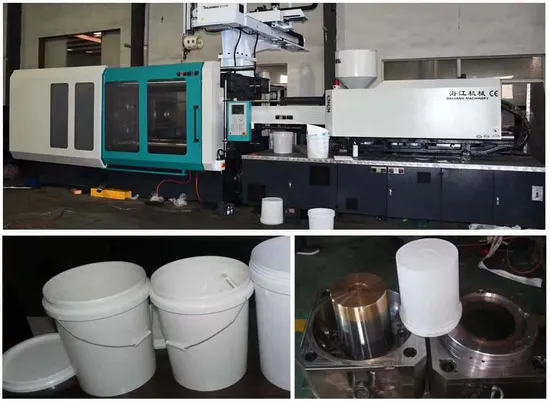 3D Moulding Machine Plastic Paint Bucket Factory Making Injection Molding Machine