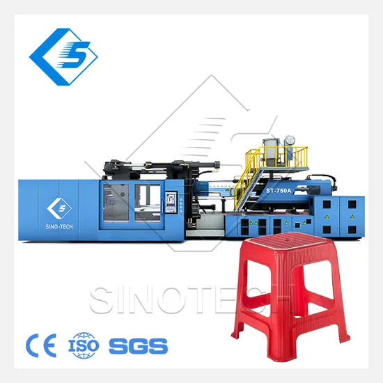 1000ton One-Stop Complete Solution SGS Plastic Moulding Injection Molding Machine for Plastic Chair Making with Recycle Material
