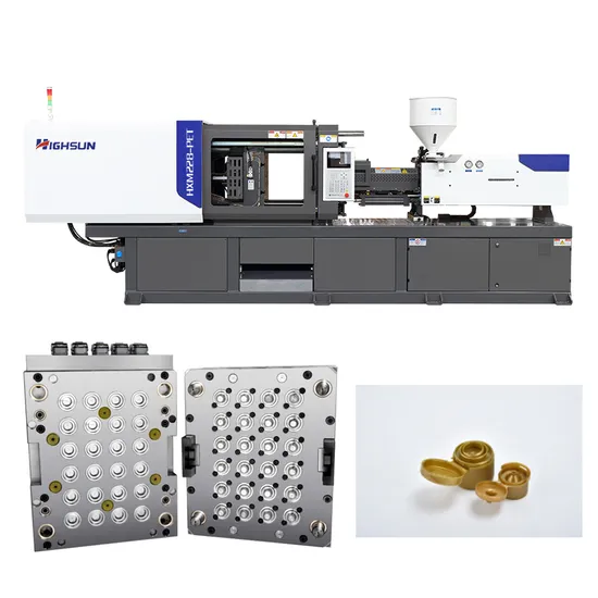 Pet Oiler Lid Pet Plastic Machine High Response High Quality 228 Tons Injection Molding Machine with Special Screw