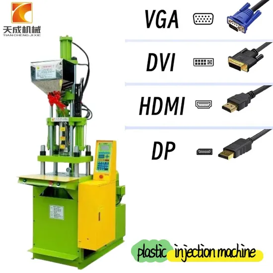 VGA DVI HDMI Dp Mini Plastic Making Machine/Injection Molding Machine