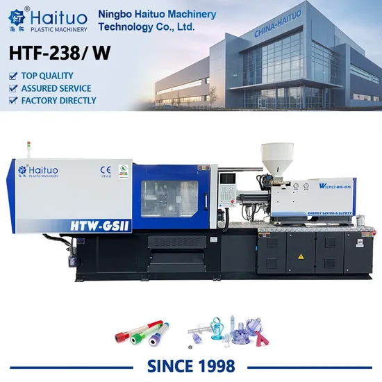 Compact Vertical Injection Moulding Machine for Syringe Production