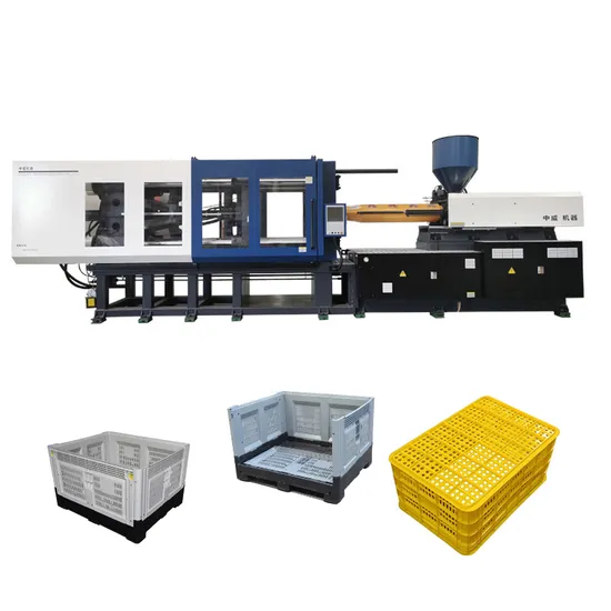 530ton Fruit Basket Vegetable Crate Pot Making Plastic Horizontal Injection Molding Machine