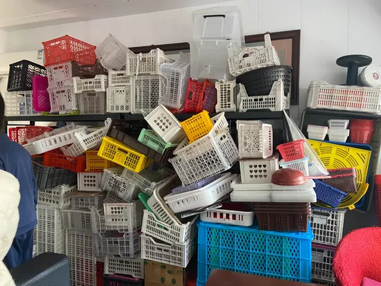 PE Vegetable Fruit Basket Crate Container Making Machine Molding Machine