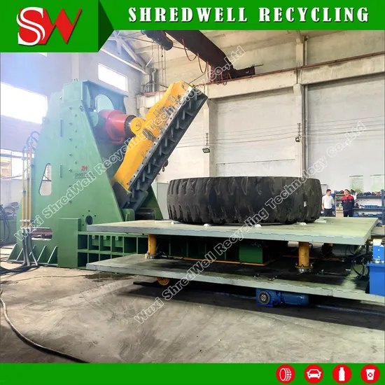 Used Tire Cutting Equipment for Minning Tyre