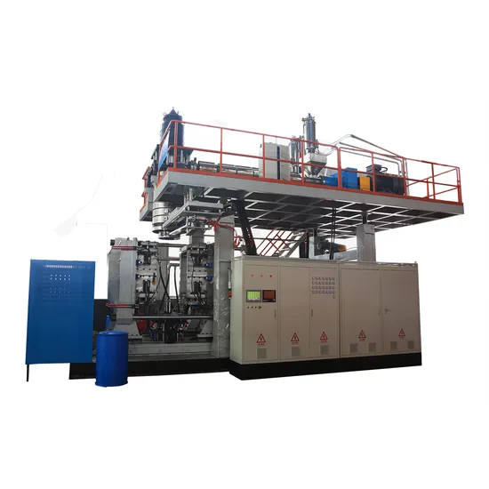 55 Gallon L Ring Blue Drum Blow Moulding Machine High Productivity