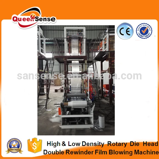 Double Rewinder Film Plastic Blown Film Machine