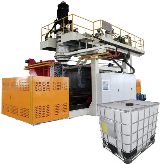 500L 1000 2000 Litre Dark Blue Plastic IBC Tank Bulk Container Manufacturing Extrusion Blow Molding Machine