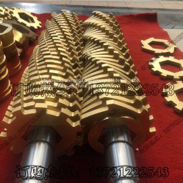 Factory supply of crushing grille decontamination machine blade without a single drum drum drum accessories environmental protection equipment