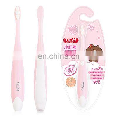 High quality children toothbrush cleaning baby brush handle toothbrush