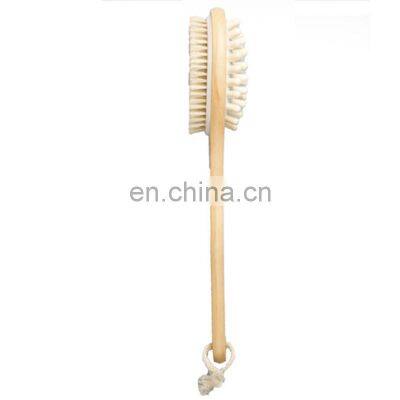 Amazon Hot Selling Bath Brush,Long Handle Body Brush natura wooden scrubber brush