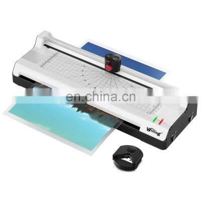 Factory Direct Passport Label Laminating Thermal Pouches A3 A4 A5 Hot Cold Press Craft Roll Plastic Film Laminator Machine
