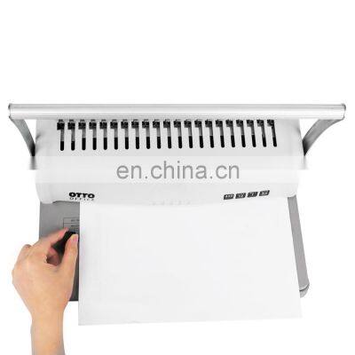 Factory direct 450 sheets Binder Machine Office Use A4/303mm Comb Binder 21 Holes Paper Manual Book Binding Machine