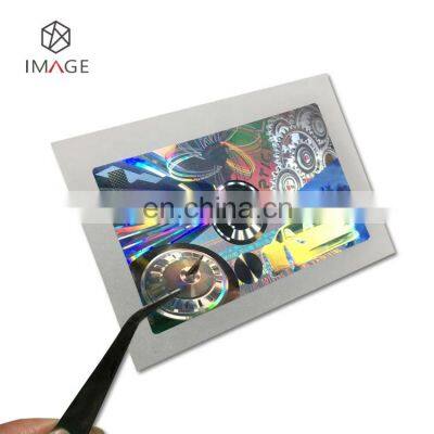Large Size 2D 3D True Color Anti-counterfeit Hologram Sticker