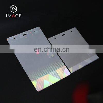 Custom Transparent Hologram Laminate Pouch for Sports Events/Concert Tickets