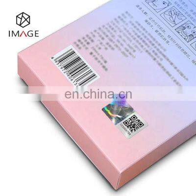 New Arrival PET Material Trackable Hologram Serial Number QR Code Labels