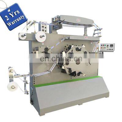 UGS62S 6 front 2 back Color Double Side Automatic Fabric Tape Ribbon Flexo Printing Machine, Clothing Label Flexographic Printer