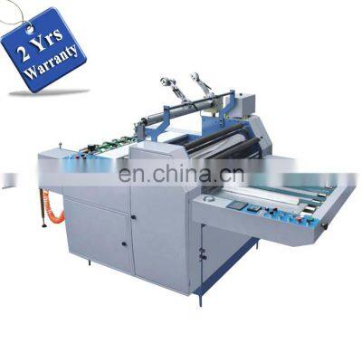 YFML720A oil heat Semi-automatic Bopp Thermal Laminator With Sheet cutter, poster paper office manual laminating machine
