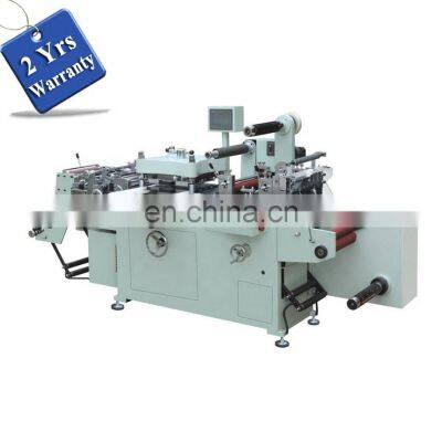 UTM420Z Automatic Adhesive Label Film Flatbed Die Cutting Machine, Flat bed roll clear sticker tape punching press cutter