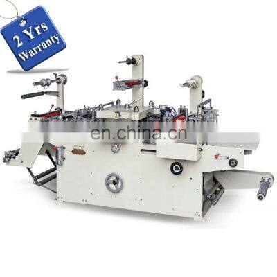 UTM420Z Automatic Narrow Web blank barcode label Die Cutting Machine, Flat bed adhesive roll sticker punching cutter