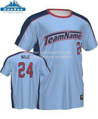 2022 Custom Best Quality Sublimation Uniform for Sale 100% Polyester Team Wear Baseball Uniform