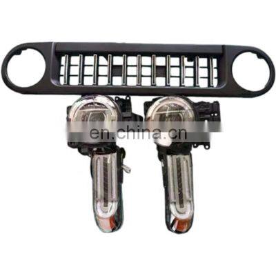 high quality headlamp headlight with grille and cornering lamp light for TOYOTA FJ CRUISER head lamp head light 2007-2020