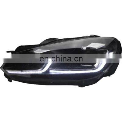 Modified full led high configuration headlamp headlight for VW Volkswagen golf 7.5 head lamp head light 2018