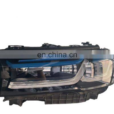 Upgrade to the latest full led Blue eyebrow headlamp headlight front light lamp for BMW 5 series G30 G38 head light 2018-2020