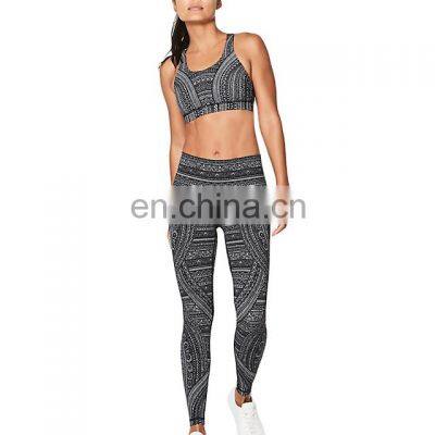 New Fashion sublimation design printed tights female leggings hot sale women gym yoga leggings