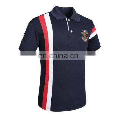 custom embroidered logo polo shirts for men wholesale price cotton polo shirt