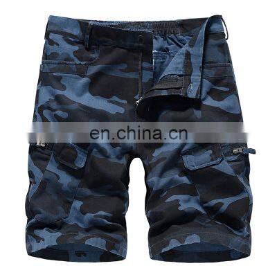 Custom Logo Sublimation Printing biker shorts women men's elastic waist shorts Cotton Cargo shorts