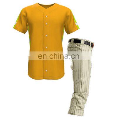 Wholesale Men's High quality plain baseball jerseys baseball uniforms baseball jersey