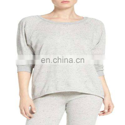 Custom Design Cotton Fleece Polyester Dry N Fit Women Sweatshirt Crew Neck Sweatshirts Jogging suit track suit Sweat Suits