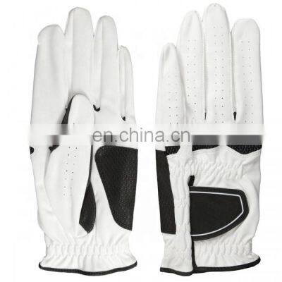 High quality custom logo wholesale price cabretta leather golf glove PU leather golf gloves