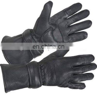 Winter warm leather motorbike motorcycle cycling race gloves