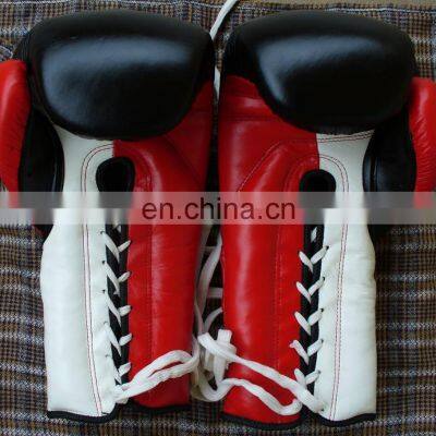 top quality leather boxing gloves /cowhide leather boxing gloves