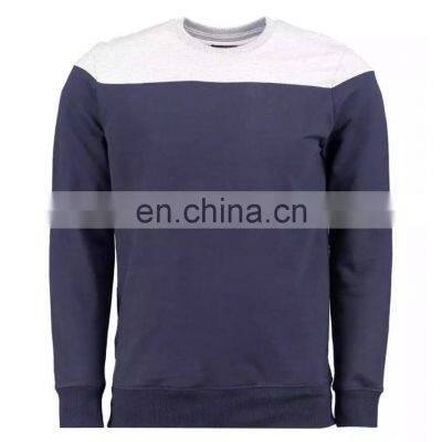Blue with gary super warm custom fleece sweatshirt for men