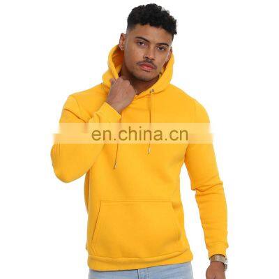 Unisex Custom Gym Design Puffer Printing Quality Cotton Plain Pullover Men's Slim Street Wear Hoodies & Sweatshirts Manufacturer