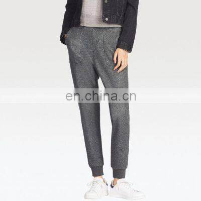 Womens stylish slim fit fleece custom joggers sweatpants