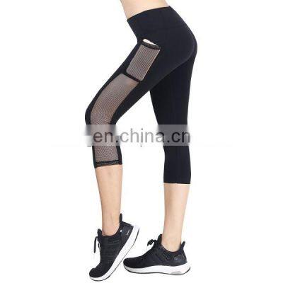 Mobile pocket yoga leggings top selling fitness gym shorts legging for women