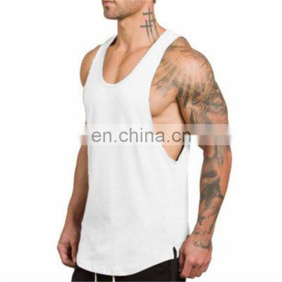 Wholesale 2022 Tank Tops 100% Cotton/Polyester Custom Gym Men's Fitness Tank Top