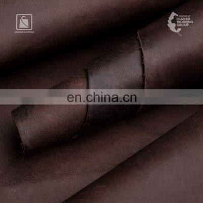 Wholesale Quantity Supplier of New Collection Sustainable Full Grain Vegetable Tanned Cow Genuine Leather from India