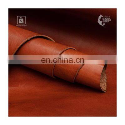 Factory Direct Supply Eco-Friendly & Natural Shine Full Grain Vegetable Tanned Genuine Leather