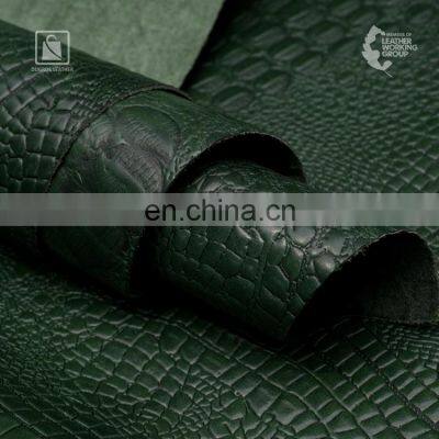 Modern Design Glossy Top Washed Appearance Full Grain wholesale Vegetable Tanned Genuine Leather