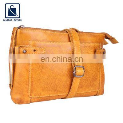 Modern Design Fashion Designer Stylish Look Wholesale Genuine Leather Women Sling Bag at Competitive Price