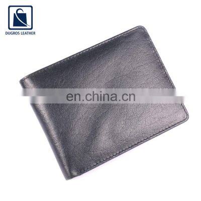 Nickle Fitting and Matching Stitching Chairman Lining Material Fashion Style Genuine Leather Wallet from Indian Manufacturer
