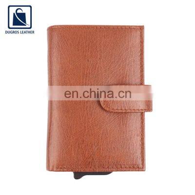 2022 Latest Fashion Style Custom Brand Short Length Nickle Fittings Genuine Lather Mens Wallet at Competitive Price