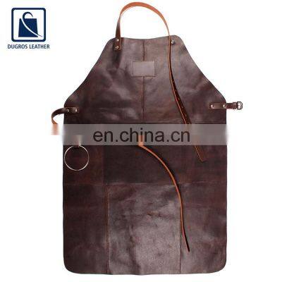 2019 Unique Design Wholesale Supplier of Cooking BBQ Leather Apron
