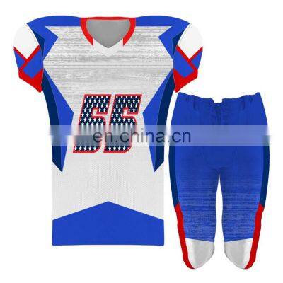 Markdown sale sublimated classical American football jersey uniforms with oem service