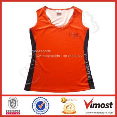 2022 Round Neck Customized Sublimation Running Singlet