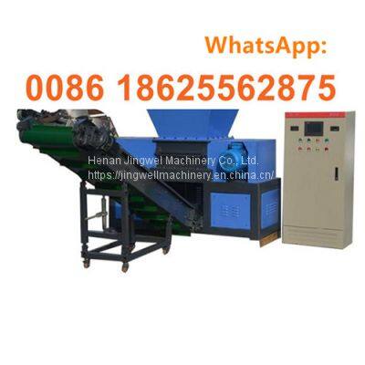 High Efficiency Scrap Solar Modules Recycling Plant / Double Shaft Solar Panel Shredder
